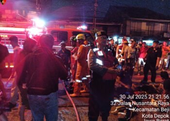 Kebakaran warung ayam geprek