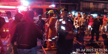 Kebakaran warung ayam geprek