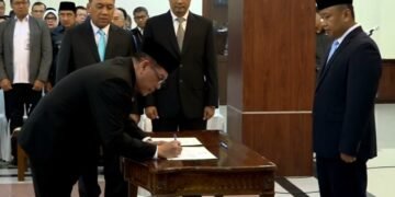 Mangnguluang Mansur Resmi Jabat Sekda Depok, Ini Pesan Wali Kota