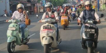 Sunmori Bareng Wali Kota Depok, Ratusan Biker Ramaikan Riding Merah Putih