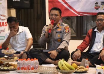 Ngopi Kamtibmas Kapolres di Cilodong