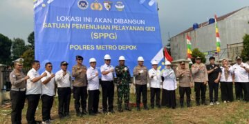 Bangun Dua SPPG, Polres Depok Siap Sukseskan Program MBG