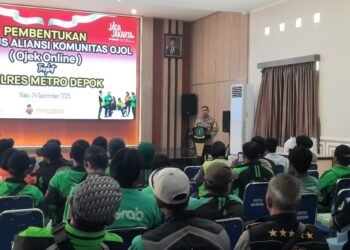 Aliansi Komunitas Ojol Tingkat Polres Metro Depok Resmi Dibentuk