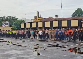 Amankan Pergantian Tahun, 703 Personel Gabungan Siaga di Kota Depok