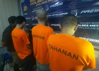 Tiga Tersangka Ditangkap, Polsek Bojongsari Sita Sabu Senilai Rp1 Miliar