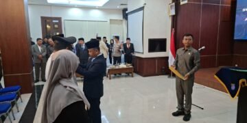 Pemkot Depok Lantik 136 ASN, Supian Suri Tegaskan Evaluasi Kinerja Enam Bulan