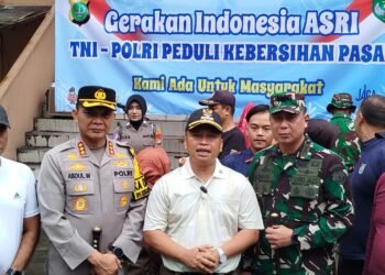 Implementasi Gerakan ASRI, Forkopimda Depok Bersih-Bersih Pasar Agung