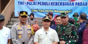 Implementasi Gerakan ASRI, Forkopimda Depok Bersih-Bersih Pasar Agung